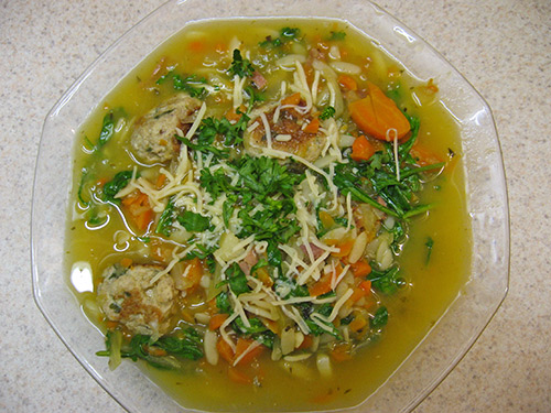 Carrabas italian wedding soup